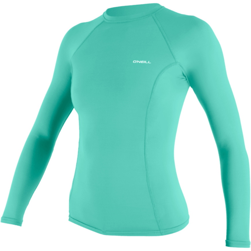 2026 O'Neill Womens Basic Skins Long Sleeve Rash Vest 5718 - Holiday